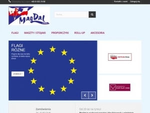 Szeroki wybór flag narodowych i unijnych